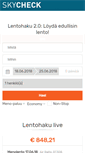 Mobile Screenshot of fi.skycheck.com