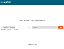 Tablet Screenshot of fi.skycheck.com